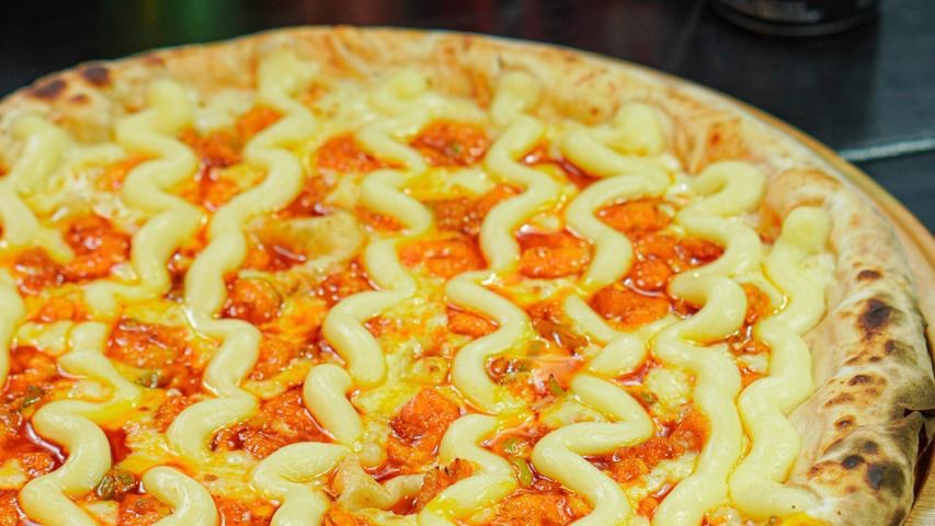 Pizza Camarão com catupiry